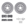 R1 Concepts Brake Rotor- Carbon Coated with Ceramic Pads Hdw Fits Mercedes-Benz CL55