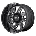MO997 20X12 8X6.5 G-BLK MILL -44MM