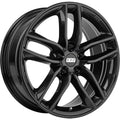 BBS SX 17x7.5 5x120 ET49 Crystal Black Wheel -72.5mm