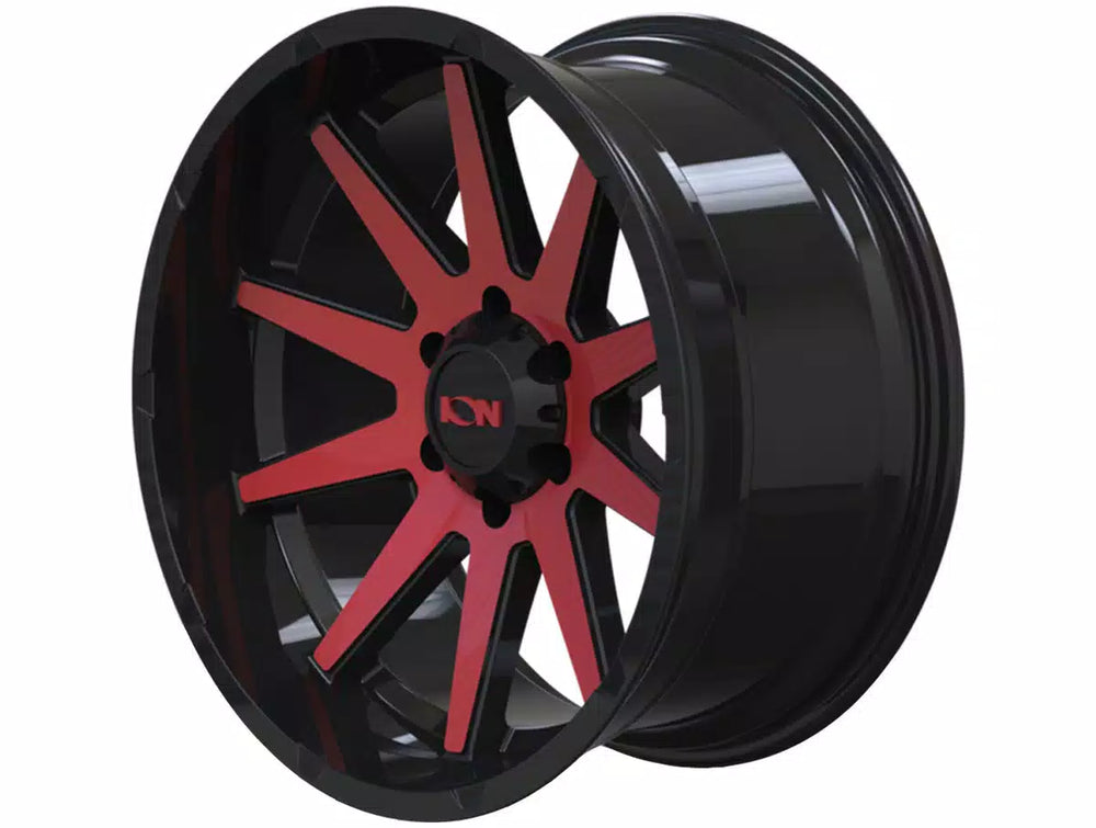 ION TYPE 143 GLOSS BLACK RED MACHINED 20X10 5-139.7 -19MM 108MM
