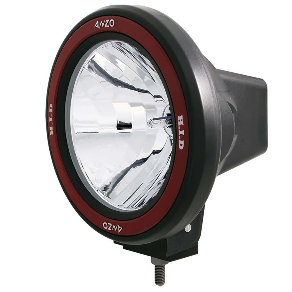 70 WATT 7IN HID OFF ROAD FOG LIGHT W/ANZOUSA RED BEZEL
