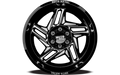 MO996 20X12 6X135 G-BLK MILL -44MM