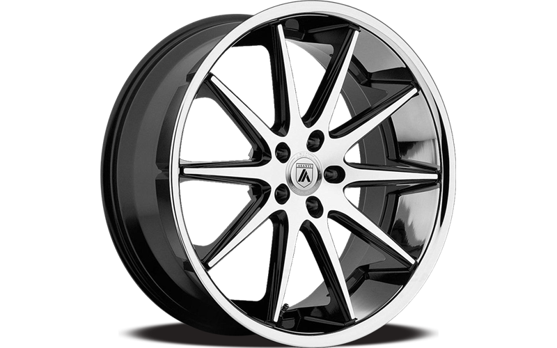 AB4 20X8.5 5X112 MACH FACE SS LIP 1