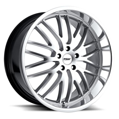 ~(31 lbs. 20X20X10)~ TSW SNETTERTON 18x8.0 5/120 ET35 CB76.1 HYPSIL MIRROR LIP