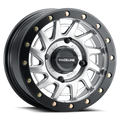 Raceline Wheels SQUAD HYPER SILVER W BLACK RING 15X7 4X156 10