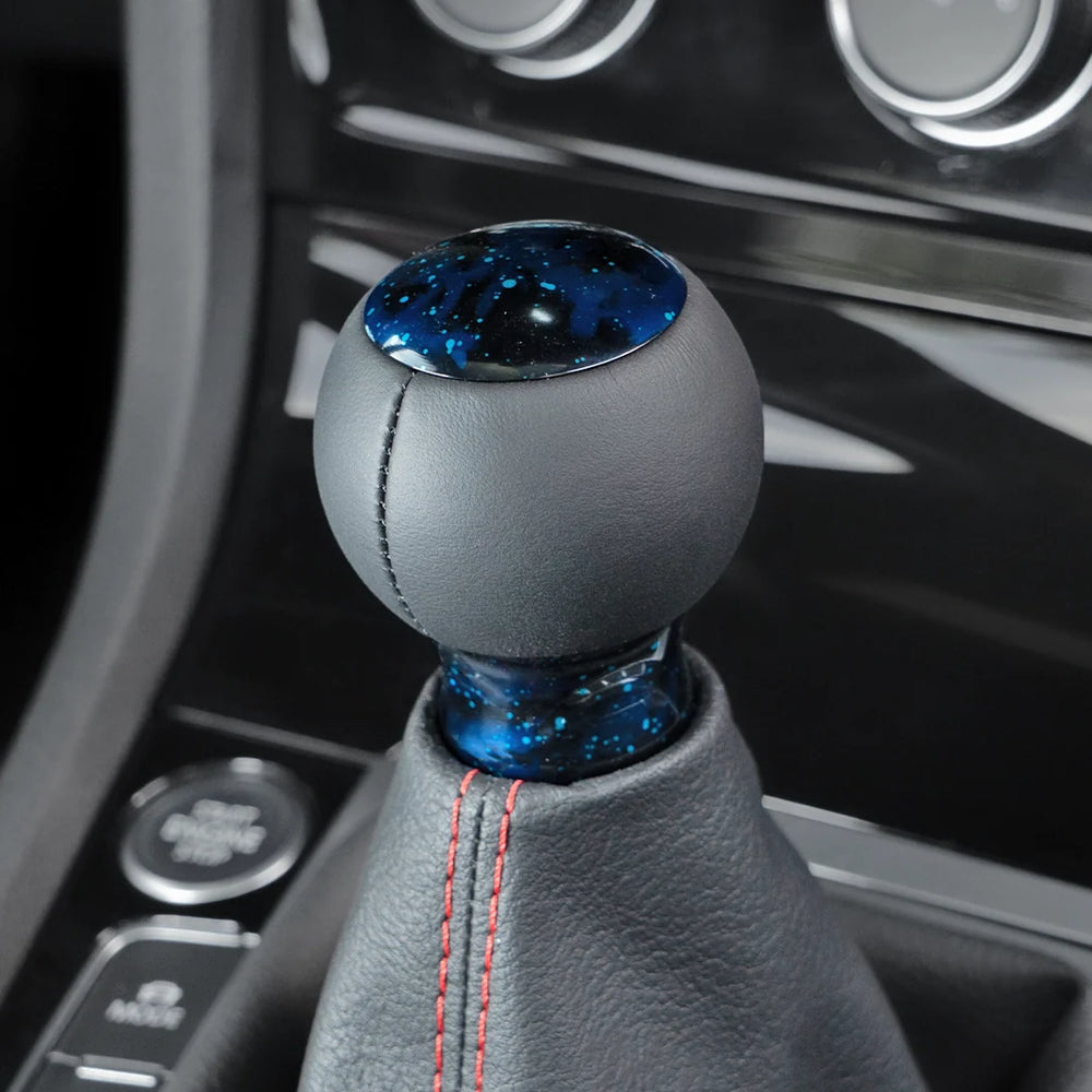 Billetworkz Silver Shift Knob Performance Blue Lockout Hyundai Veloster N Short Shifter (with Shift knob) - Fits 2019 Veloster Veloster N