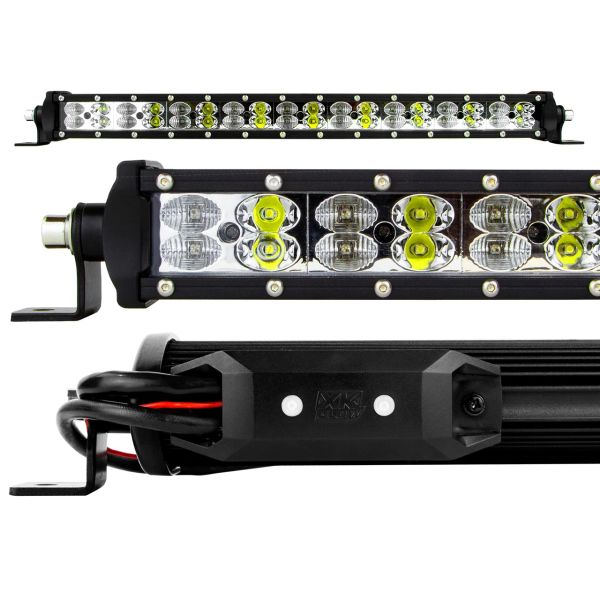 XK Glow RGBW Light Bar High Power Offroad Work/Hunting Light w/ Bluetooth Controller 20In