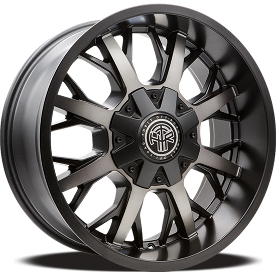 VULCAN 801 17X9.0 SATIN BLACK/DARK TINT 8X165.1/8X170 18MM OS 125.2 CB