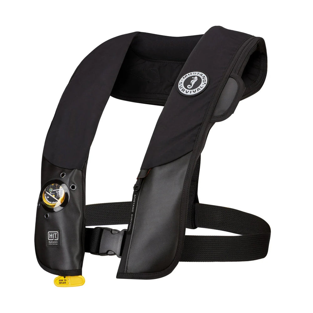 HIT HYDROSTATIC INFLATABLE PFD; BLACKCARBON