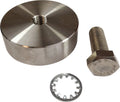 STAINLESS WELD PUCK W/ SPIRALOCK THREAD & 5/811 X 1.75IN G8 HH BOLT GRAY