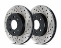 StopTech 16-18 Chevy Camaro / Cadillac ATS-V SportStop Slotted & Drilled Rear Right Rotor