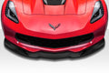 2014-2019 Chevrolet Corvette C7 Duraflex Apex Front Splitter - 3 Piece