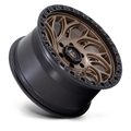 D841 17X9 5X5.5 BRNZ-BLK-RG -12MM