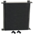 40 ROW SERIES 10000 STACK PLATE COOLER 90DEG SWIVEL 8AN FITTING ALUMINUM