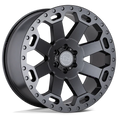 Mickey Thompson Open 5 Black Wheel - 17X9 6X120 BP 4.80in BS -5 Offset 67mm Bore
