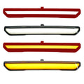 GMC Chevy 20-23 (4th GEN Body Style) Heavy-Duty (3-Piece Set) Smoked Cab Roof Light Lens with RGB (Multi-Colored) High-Power LED s - Complete Kit With Wiring Hardware - ATTN: Cab Lights are User Controlled by Bluetooth Using App Thru Mobile Phone / Ta