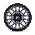 D857 17X9 6X5.5 M-GNMTL BLK -12MM