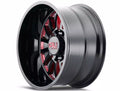 CALI OFF-ROAD SUMMIT 9110 GLOSS BLACK RED MILLED 20X9 5-139.7 0MM 87.1MM