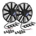 BRUSHLESS ULTRAPERFORMANCE 12IN ELECTRIC FAN 2100 CFM STRAIGHT BLADE 12V 2 PACK
