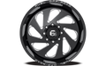 ~(50 lbs. 23X23X15)~ VORTEX 20x12 6x139.70 GLOSS BLACK MILLED (-44 mm)