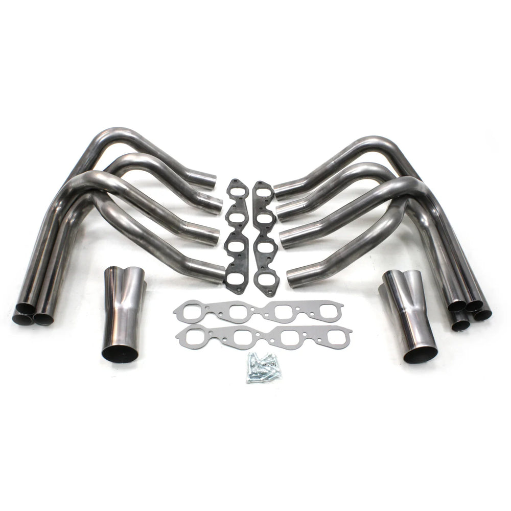 BBC Weld Up Header Kit Sprint Style 2in Dia