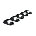 1722 F250/F350/F450 SUPERDUTY (5 PC SET) SMOKED CAB ROOF LIGHT LENS W/RGB LED