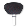Mustang 08-25 Harley FL Touring Rd King Sp, Rd Glide Ltd, Dble Diamond Driver Backrest - Black/T