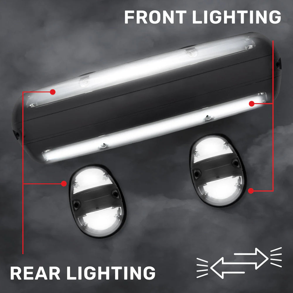 0207 SILVERADO/SIERRA 2500/3500HD (CLASSIC)(3 PC SET) CAB ROOF LIGHT LENS W/RGB