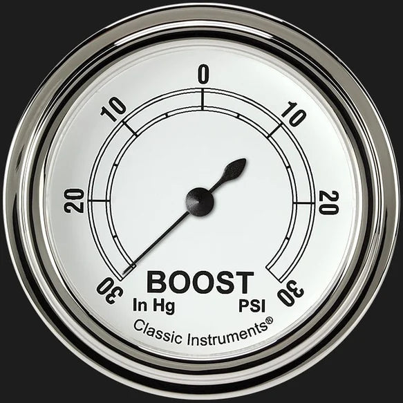 CLASSIC WHITE 2 5/8IN BOOST/VAC ELE
