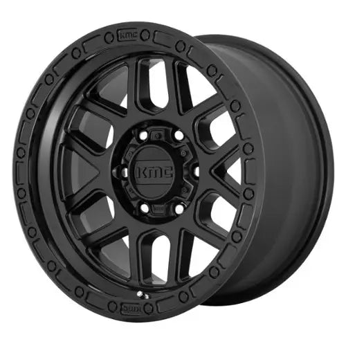 KMC Wheels black auto part
