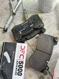 R1 14-19 Cadillac CTS Front & Rear Carbon Coated Brake Rotor Set w/Ceramic Pads and Hardware