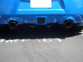 Megan Racing axle-back exhaust detail