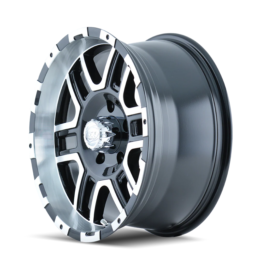 ~(37 lbs. 20X20X10)~ 179 (179) BLACK/MACHINED FACE/MACHINED LIP 18X9 8-165.1 12MM 130.8MM