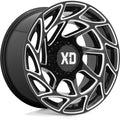 KMC Wheels black auto part