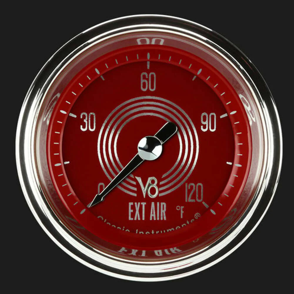 V8 RED STEELIE 2IN OUTSIDE AIR TEMP
