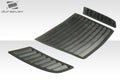 2015-2017 Ford Mustang Duraflex GT1 Hood Vents - 3 Piece