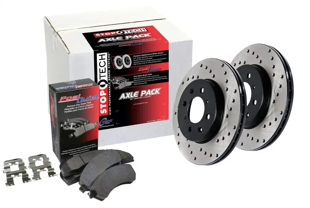 Street Axle Pack - Drilled; Rear