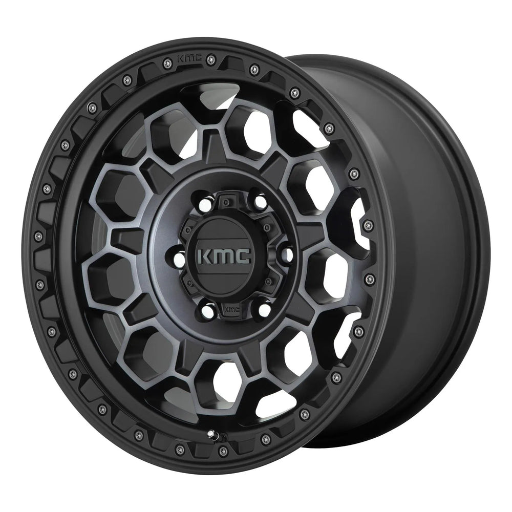 TREK 17x9 6x139.70 SATIN BLACK W/ GRAY TINT (0 mm)