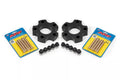 BMR 05-13 Chevrolet Corvette C6 Wheel Spacer Kit Front 1.25in Wide M12 Studs Shank Lugs - Black