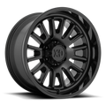 ROVER 20X10 6X5.5 18MM SATIN BLACK W/ GLOSS BLACK LIP