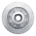 R1 73-77 Dodge B300 Van (71-74) / B300 (75-80) Front Right Drilled & Slotted Silver Brake Rotor