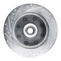 R1 73-77 Dodge B300 Van (71-74) / B300 (75-80) Front Right Drilled & Slotted Silver Brake Rotor