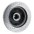 R1 73-77 Dodge B300 Van (71-74) / B300 (75-80) Front Right Drilled & Slotted Silver Brake Rotor