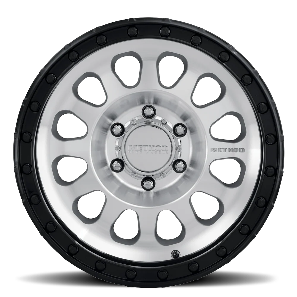 Method MR315 17x8.5 0mm Offset 5x5 71.5mm CB Machined Wheel - Gloss Black Lip