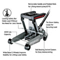 2 TON TRIPLE LIFT GARAGE JACK 51/2IN 171/2IN LIFT RANGE