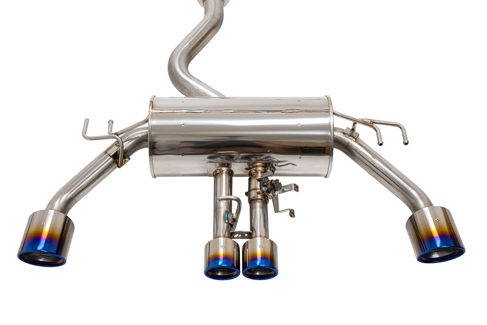 APEXi N1 Evolution-X Exhaust 2023 Toyota GR Corolla Catback w Quad Stainless Steel Tip