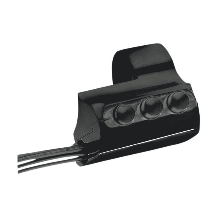 Performance Machine  Switch Assy 3 Button Lt Sd - Black Ano