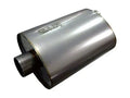 Kooks 2.5in. Oval Center/Offset Muffler 12in. Long Body Stainless Steel