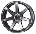 Enkei PF07 17x8.5 5x114.3 55mm Offset 75mm Bore Dark Silver Wheel