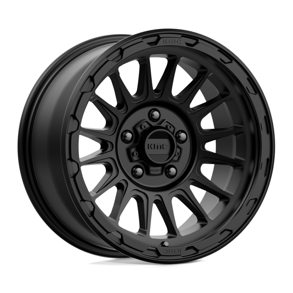 KMC Wheels black auto part